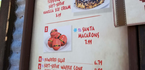 Santa Macarons Now Available at Hollywood Studios