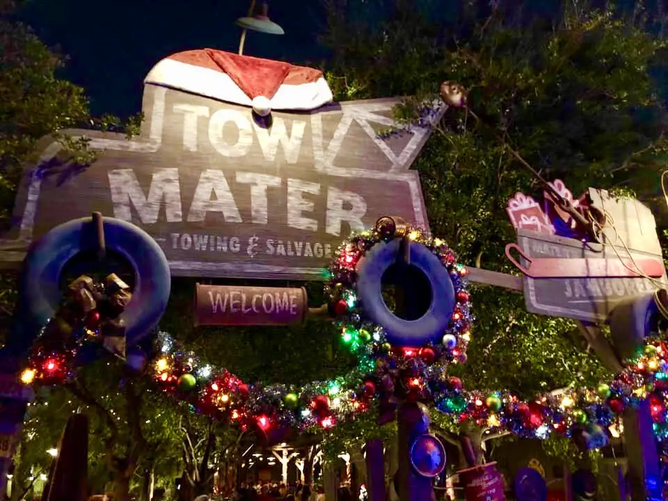 Cars Land is Ready for Christmas