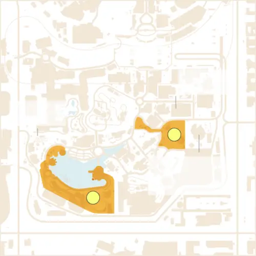 Hong Kong Disneyland Lantau Island 1. “Avengers” ride 2. “Ant-Man” attraction 3. “Frozen” land 4. “Moana” stage show 5. Castle and amphitheater (overhauled)