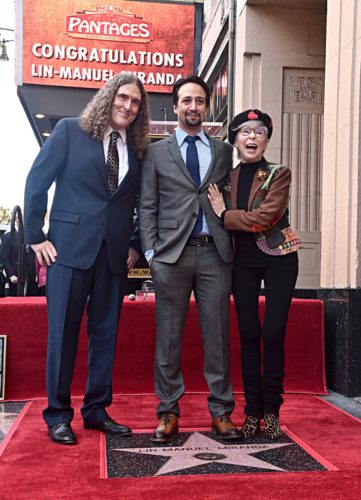 Lin-Manuel Miranda Received a Star on the Hollywood Walk of Fame Today