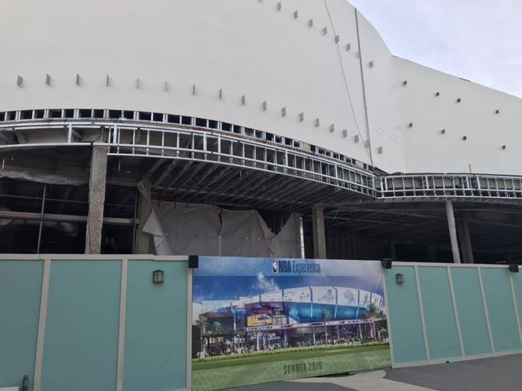 Excitement Building: Construction Continues As NBA Experience Begins To Take Form