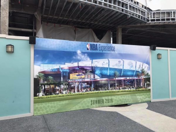 Construction Continues As NBA Experience Begins To Take Form