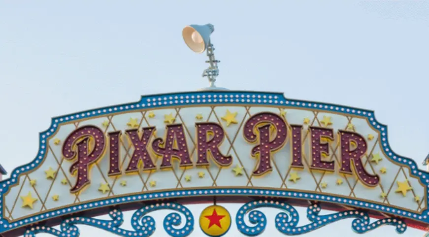 Luxo The Lamp Debuts At Pixar Pier At Disneyland California - pixar lamp roblox