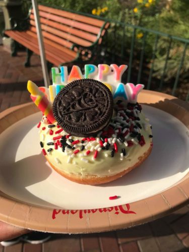 Mickey Birthday Donut