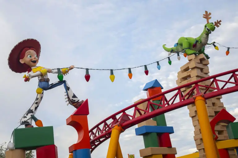 Toy Story Land Christmas Decorations Spotted This Morning