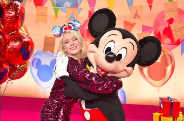 Disneyland Paris Kicks Off Christmas Season with Singer Zara Larson!