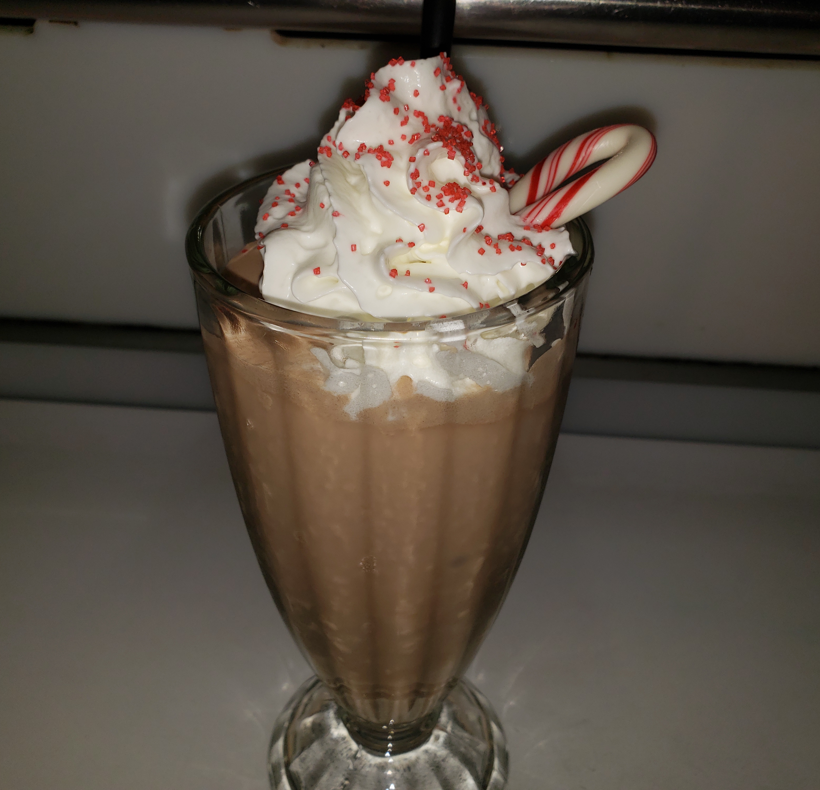Drive In For a Sci-Fi Dine-In Chocolate Peppermint Shake