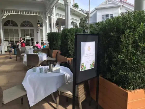 Grand Floridian Cafe Adds New Outdoor Seating Area