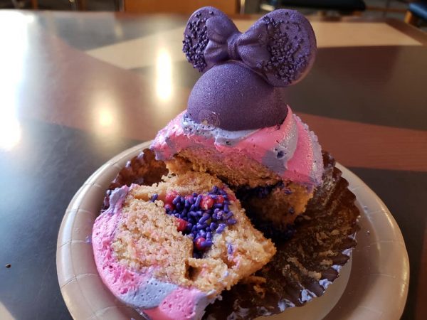 Purple Potion Ears Cupcake from the Contempo Cafe