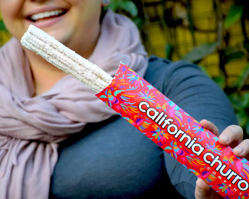 White Christmas Churro Available in Downtown Disney