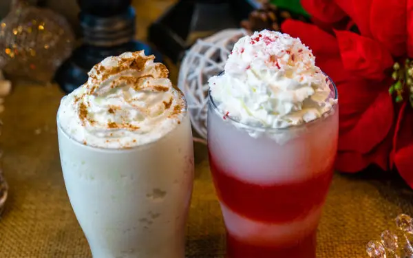 New Holiday treats at Universal Orlando, frozen eggnog and candy cane
