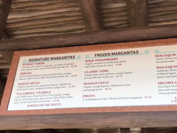 Margaritas Have New Names at Chozo de Margarita