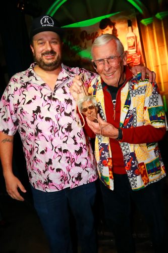 Disney Legend Bob Gurr Received an Honorary Shrunken Head at The Golden Tiki in Las Vegas
