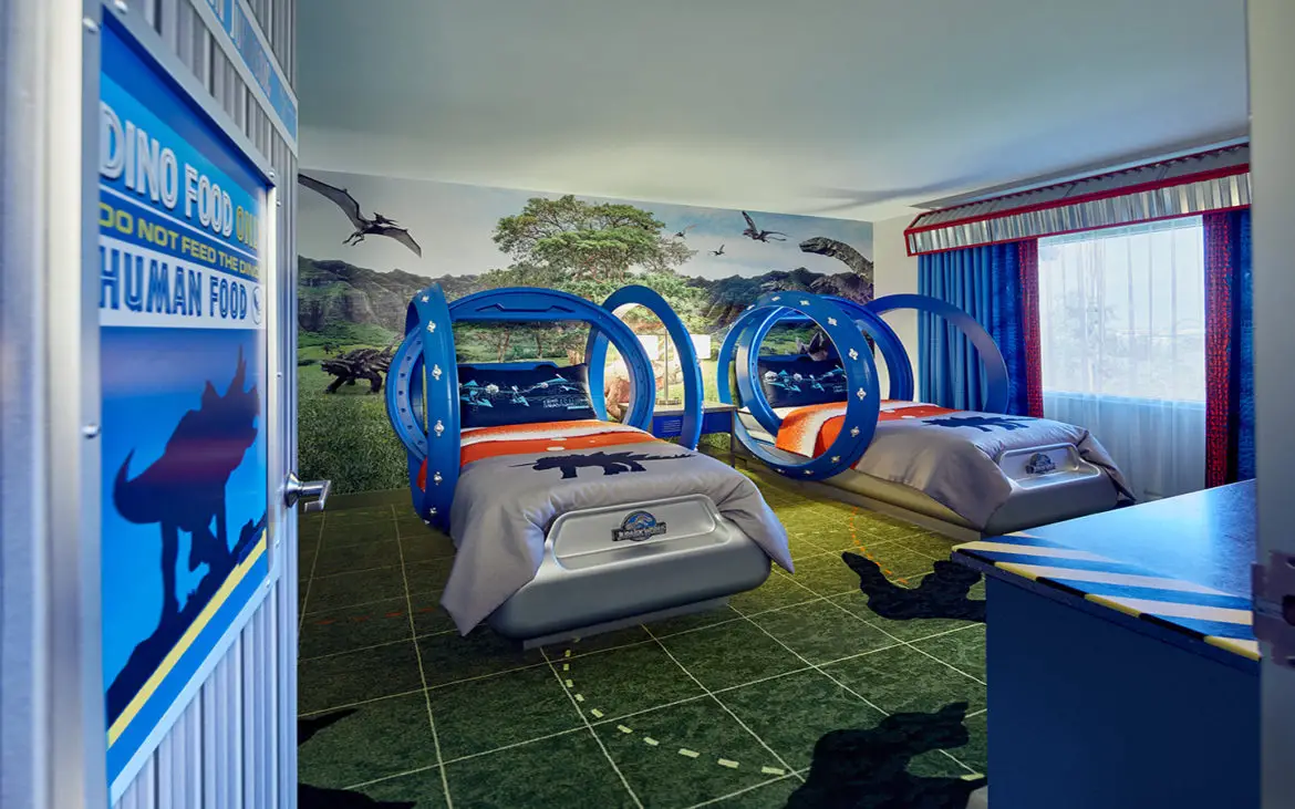 The New Kid’s Suites at Universal Orlando Will Have You Checking Closets for Velociraptors