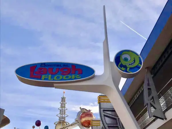 Monsters Inc. Laugh Floor In The Magic Kingdom Gets A New Show Sign