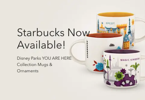 Starbucks You Are Here Collection Now Available on shopDisney!