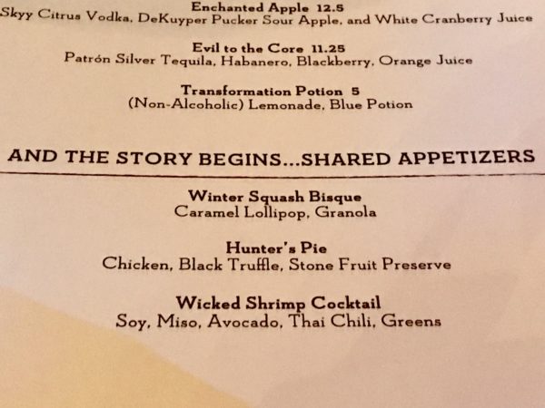 Review: Storybook Dining Character Dinner at Artist Point