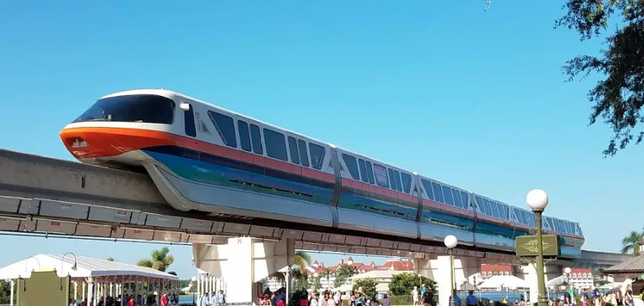 Take a look at the Social Distancing Measures onboard the Disney Monorails