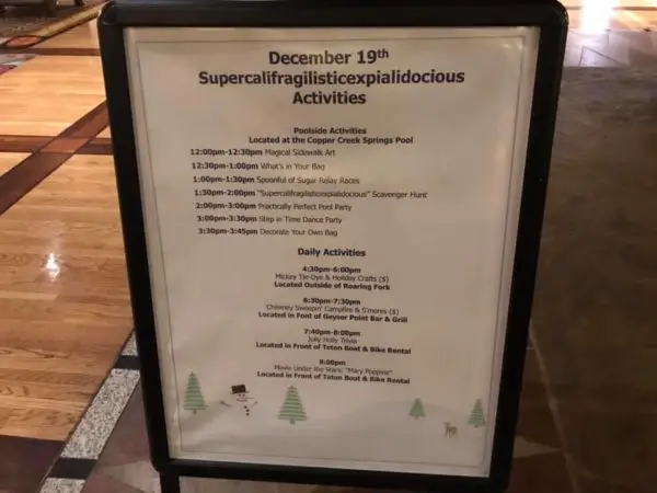 Mary Poppins Day at Wilderness Lodge