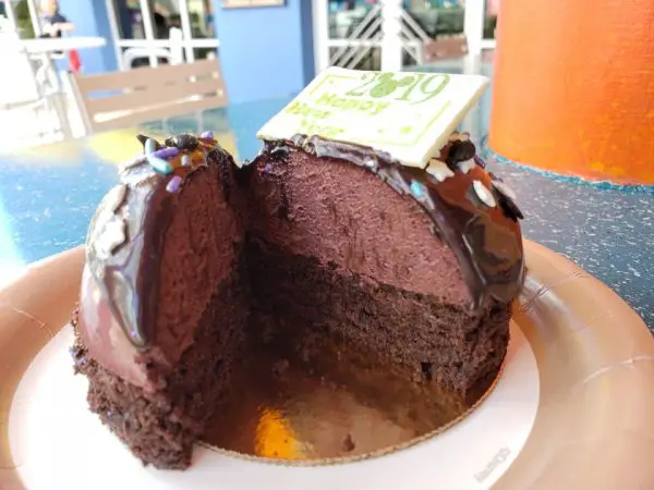 Purple Starry Sky Chocolate Cake Inside