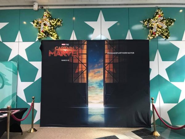 Captain Marvel Photo Opportunity at All-Star Movies