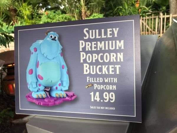 Sulley Premium Popcorn Bucket Spotted at Animal Kingdom