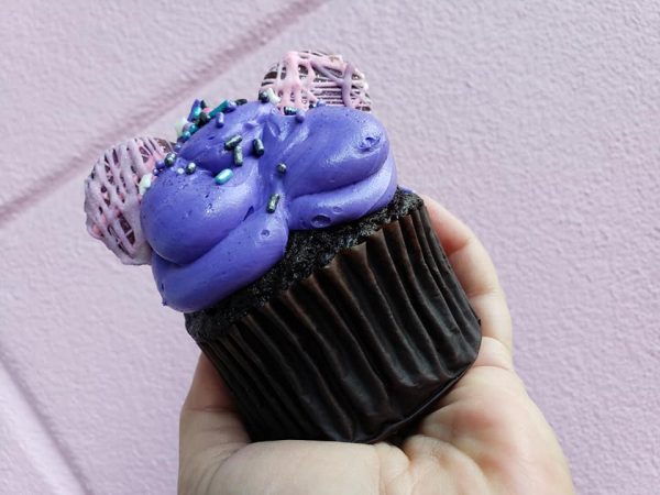 Purple Galaxy Cupcake