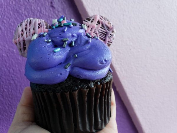 Purple Galaxy Cupcake 2