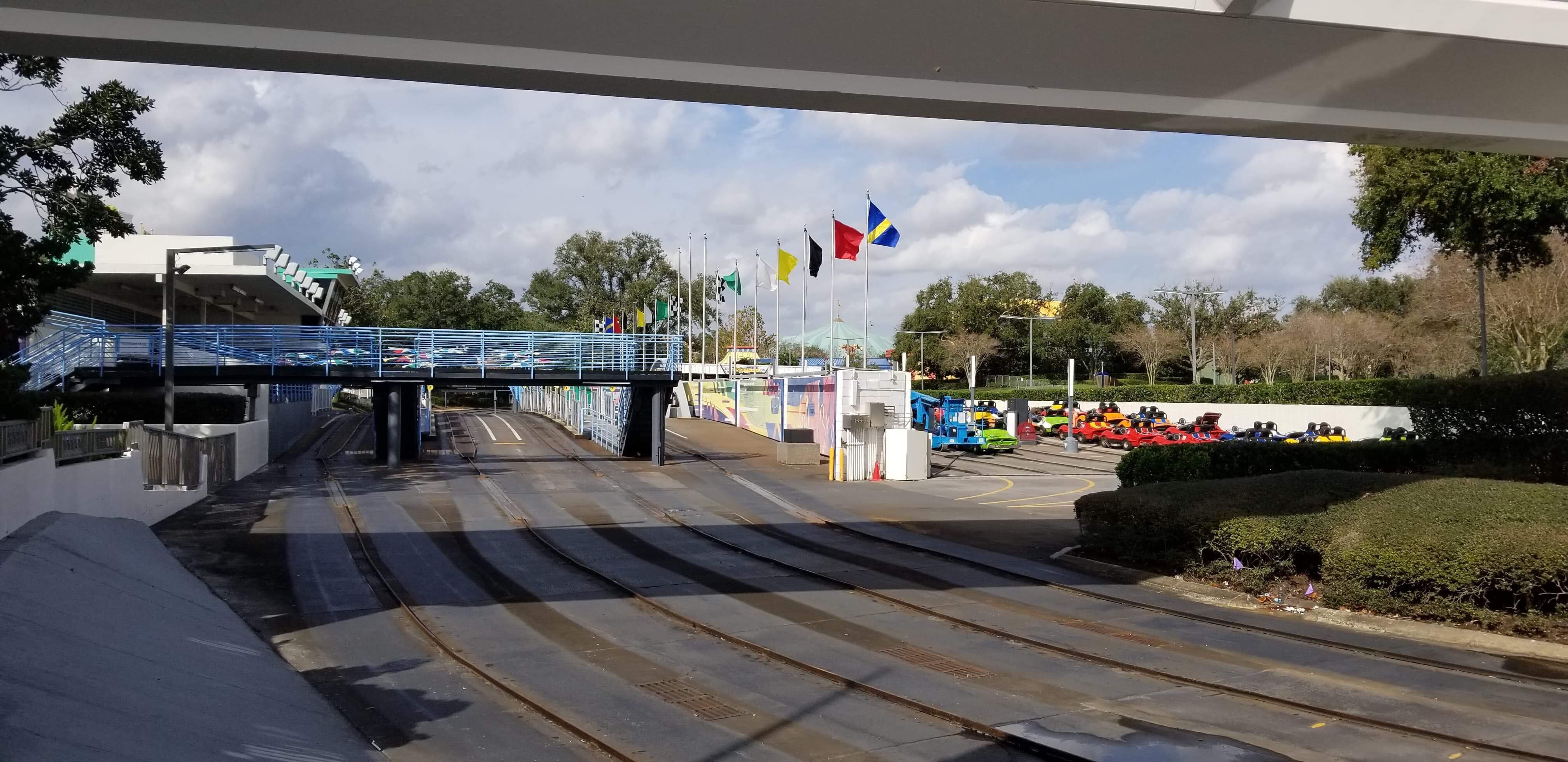 Tomorrowland Speedway is Temporarily Closed for Tron Construction