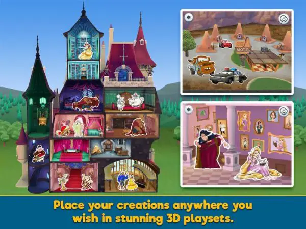 Touch Press Releases Disney Coloring World App for Android and iOS