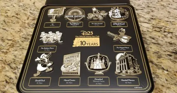 D23 Celebrates 10-Year Anniversary with Gold Member Giftset