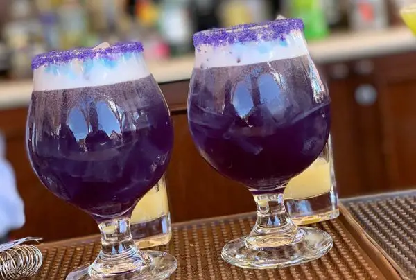 New purple drink at Lamplight Lounge