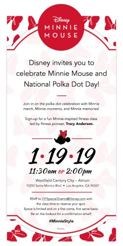 Celebrate Minnie Mouse for National Polka Dot Day