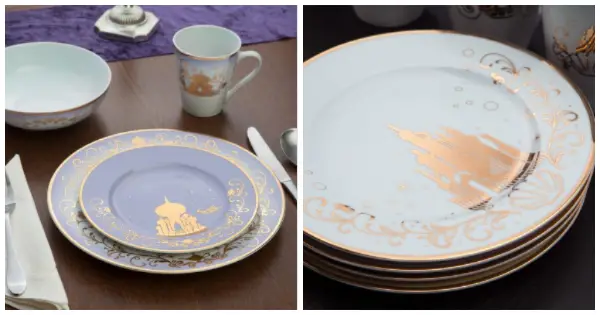Dine Like Royalty With the Disney Plate Set Featuring Classic Films