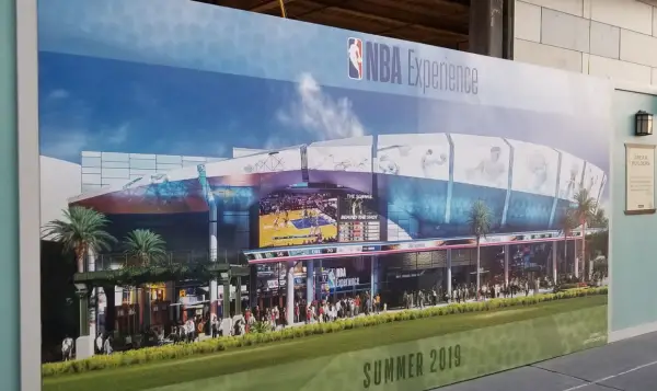 Construction Continues on the NBA Experience at Disney Springs