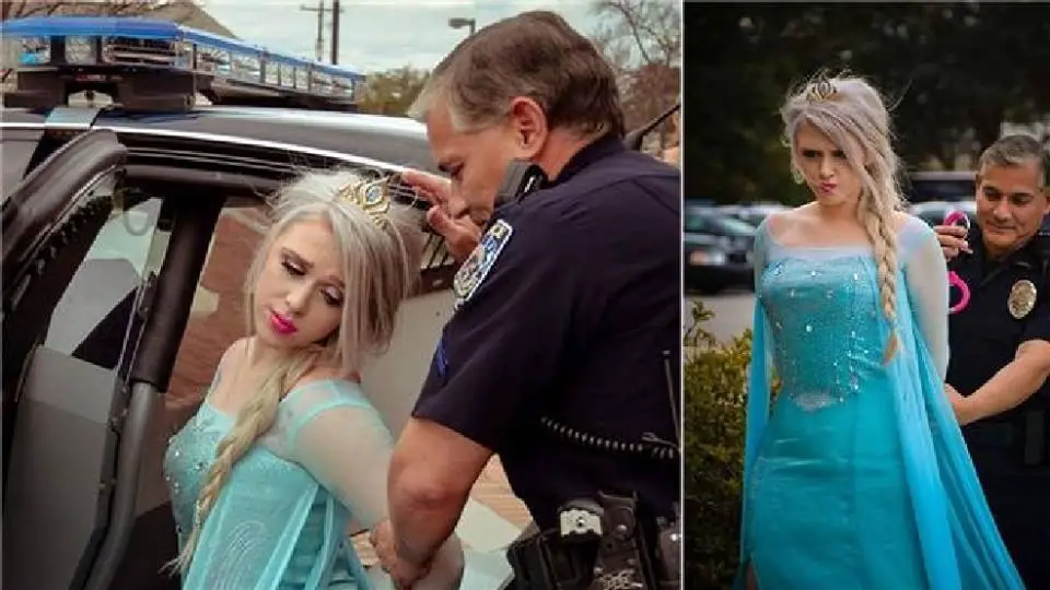 Elsa Was Arrested For Causing Deep Freeze, Again