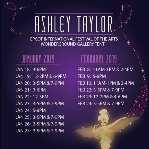 Ashley Taylor Signing Dates