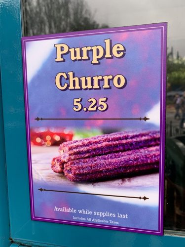 NEW Purple Churro At Disneyland