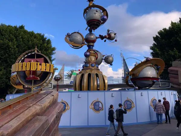 Astro Orbitor at Disneyland is Closed for Refurbishment.