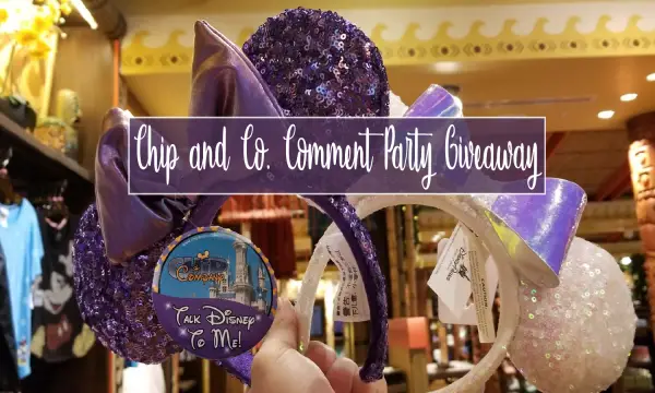 Chip and Co Comment Party Giveaway - Win this Disney Ears Prize pack!