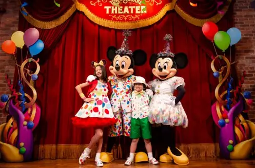 Party in Magic Kingdom during Mickey & Minnie’s Surprise Celebration