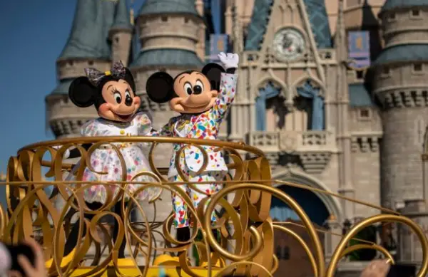 Party in Magic Kingdom during Mickey & Minnie's Surprise Celebration