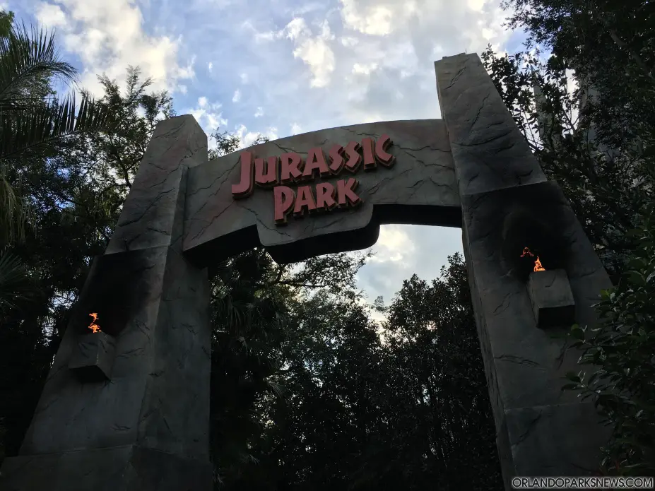 Jurassic Park Bridge Closing at Islands of Adventure