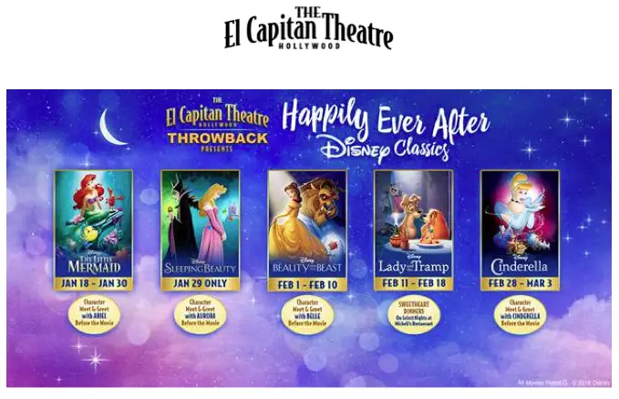 Disney Classic Movies at The El Capitan Theatre