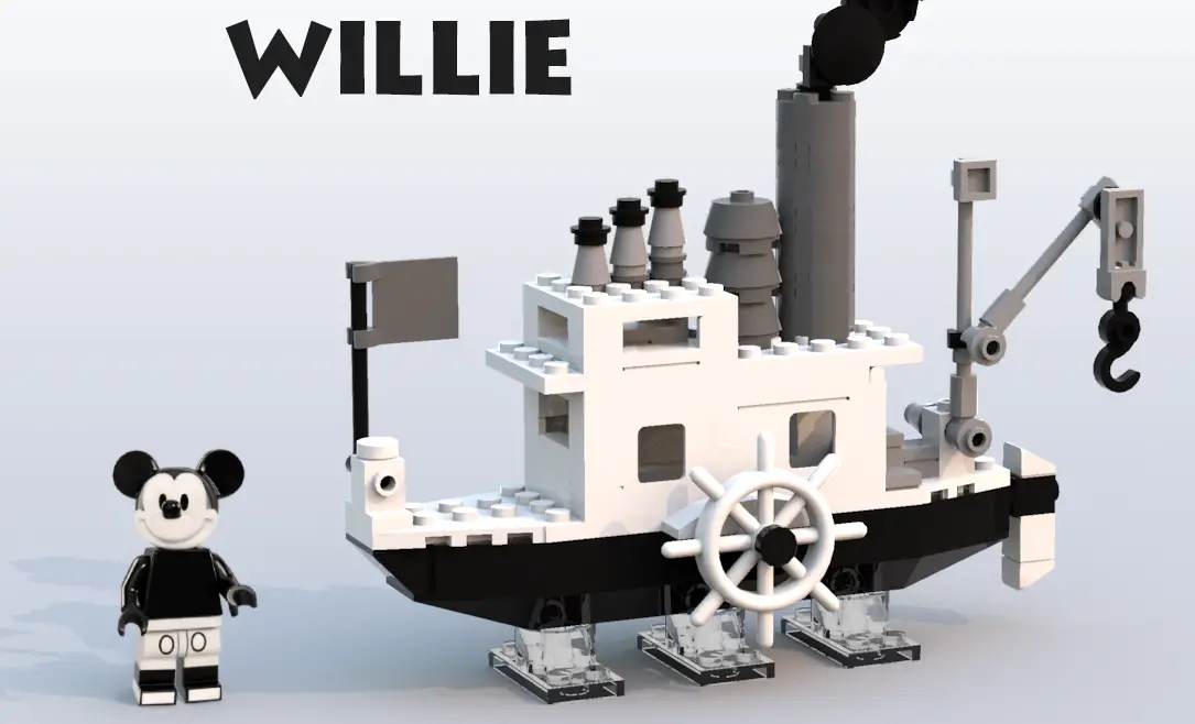 LEGO Is Making A Steamboat Willie Set