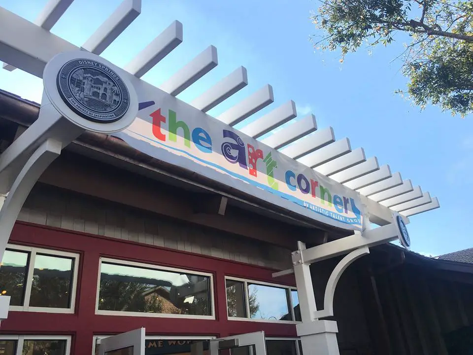 The Art Corner Now Open at Disney Springs