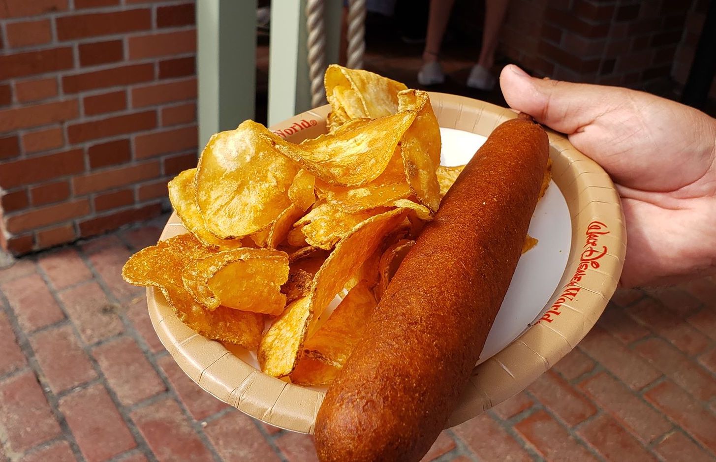 Giant Corn-Dog Arrives at The Magic Kingdom