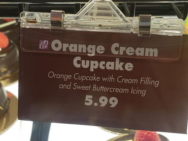 Orange Cream Cupcake Available at Contempo Cafe