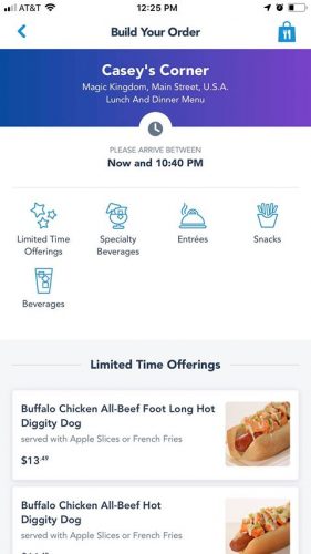 Updated My Disney Experience App Allows For Easier Mobile Orders