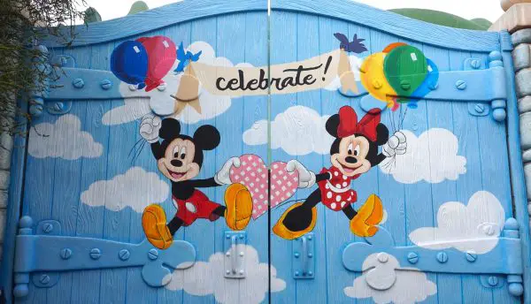 New Mickey and Minnie Celebrate Wall at Disneyland